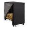 Modern Leisure Monterey 4ft Log Rack Cover, 48 in. L x 24 in. W x 42 in. H, Black 3033 - alternate 1
